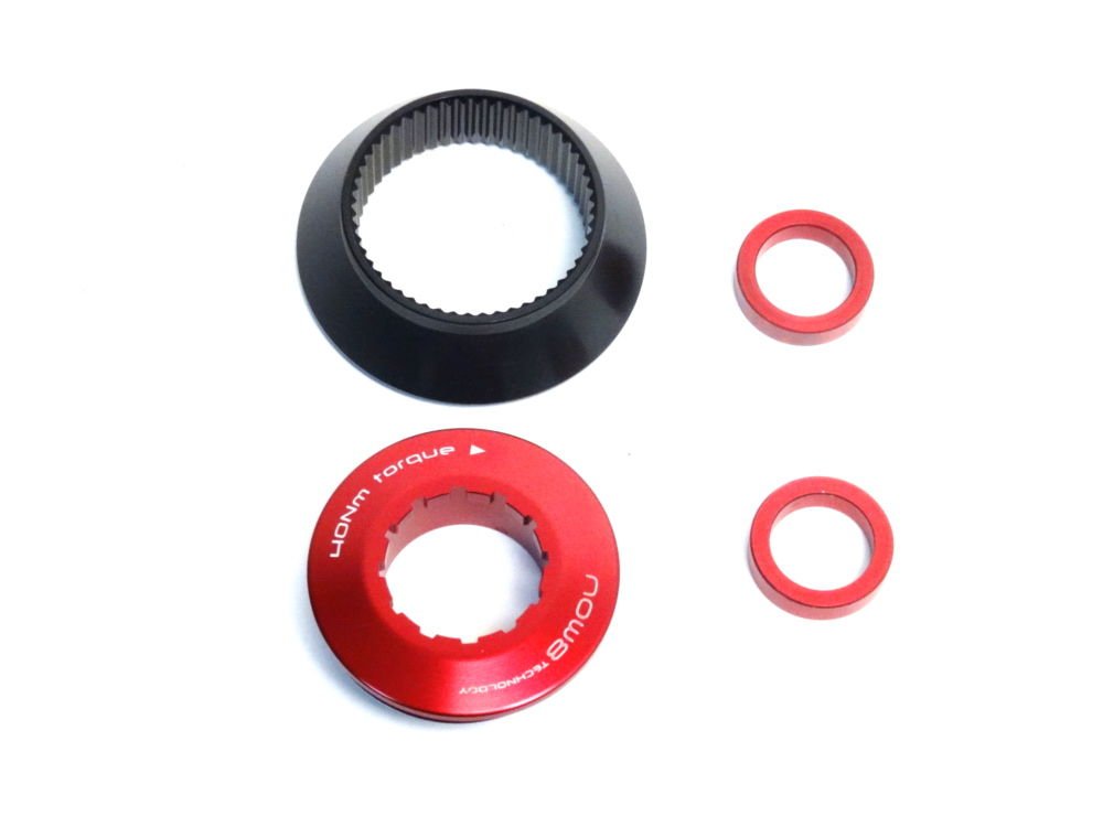 Konvertering sæt Boost Adapter, bag Centerlock 12x148 Boost Quick release m.m. til hjul